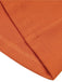 2PCS Camicia e gonna floreale colore arancione anni '60