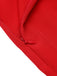 Tuta corta patchwork in pizzo Crimson Rose anni '50