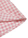 Camicetta con revers plaid Gingham rosa anni '50