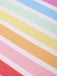 Abito tasca a cuore a righe arcobaleno anni '60