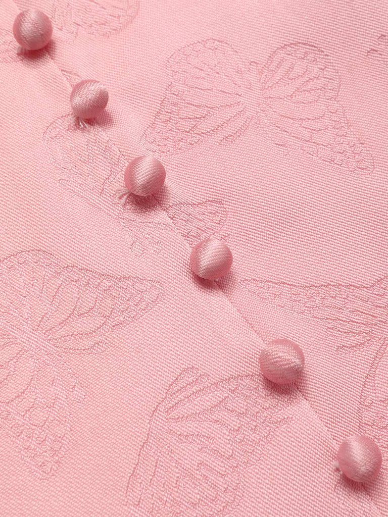 Abito in velluto perla scollo a V profondo blu anni '40