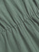 Tuta corta in cotone e maniche a balze scollo a V verde anni '50