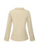 Camicetta in cotone con bottoni color crema anni '30