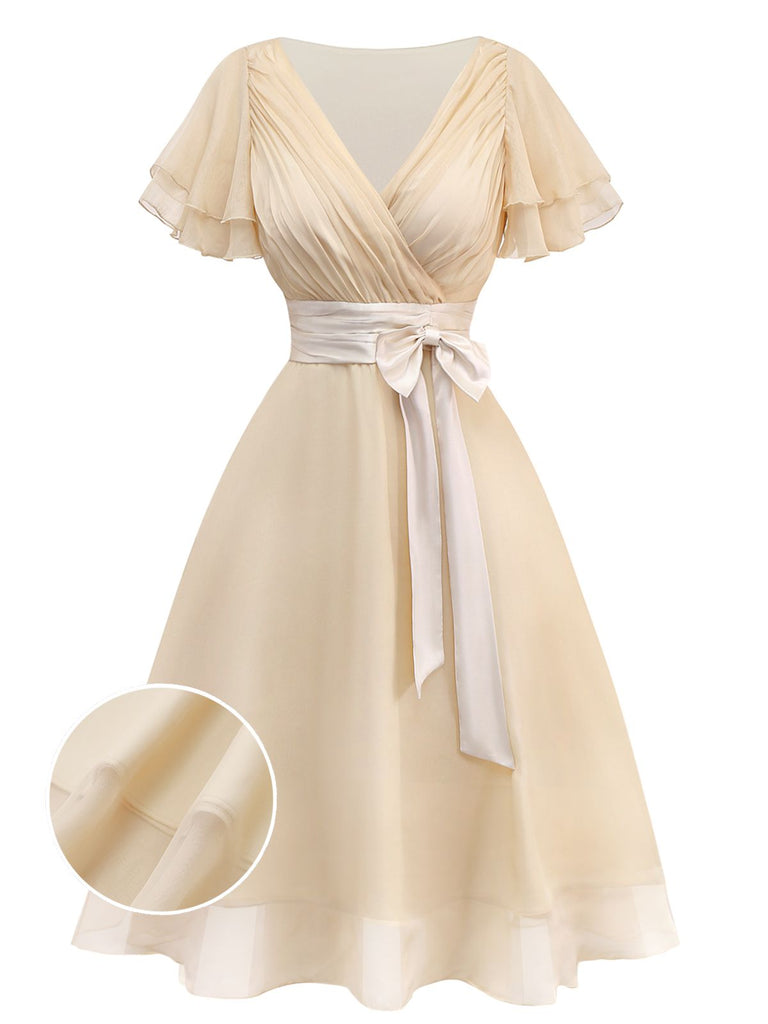 [Prevendita] Abito da cocktail in tulle in raso verde anni '50