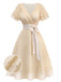 [Prevendita] Abito da cocktail in tulle in raso verde anni '50