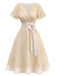 [Prevendita] Abito da cocktail in tulle in raso verde anni '50
