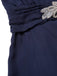 [Prevendita] Abito in pizzo e strass con patchwork blu anni '20