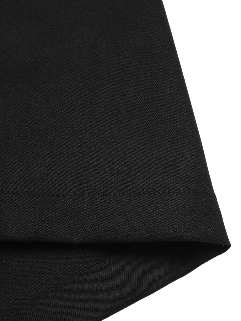 [Prevendita] Tuta corta gotico in rete e pipistrello nero anni '50