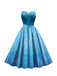Abito Elsa con fiocco di neve con paillettes Halloween anni '50