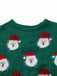 Abito maglione verde da Babbo Natale anni '60