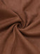Cappotto doppiopetto in pelle scamosciata con revers marrone anni '50