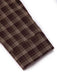 2PCS Giacca patchwork a quadri e gonna plissettata cachi anni '60