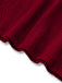 Maglione a maglia con spalle scoperte rosso anni '50