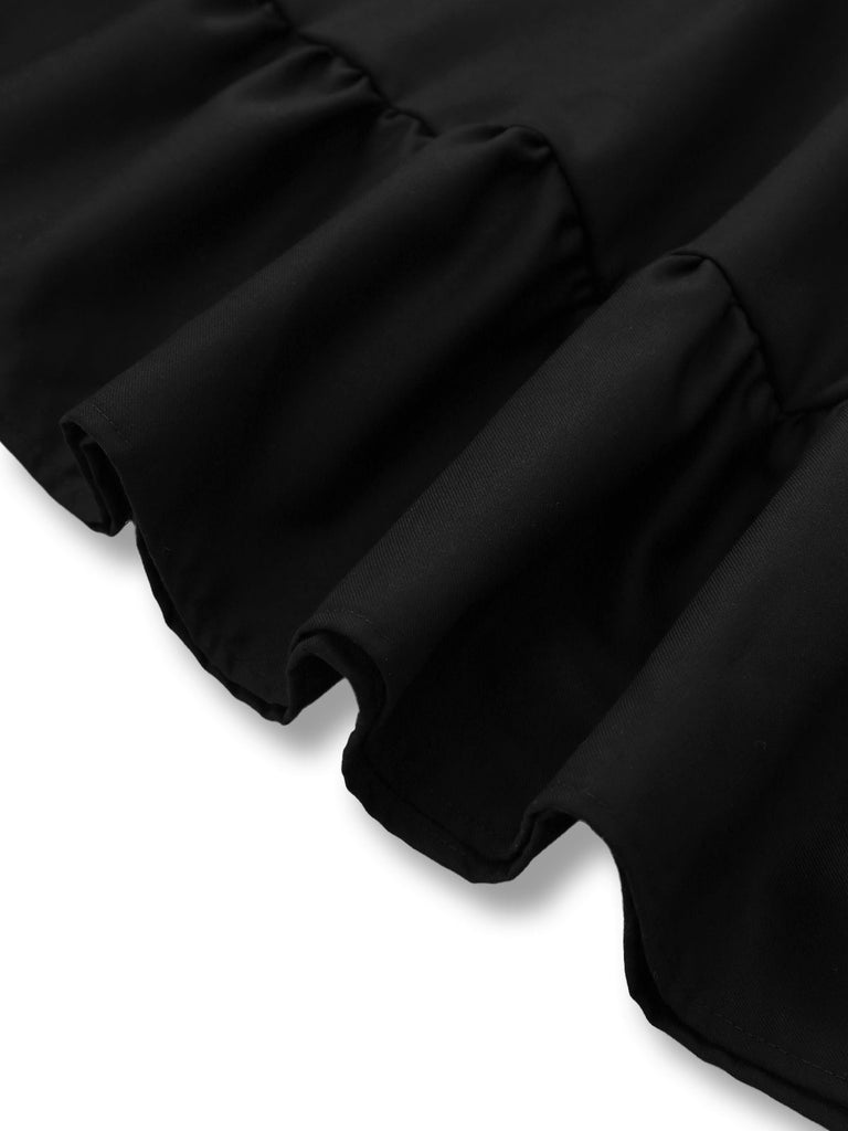 2PCS Maglione a maglia con spalle scoperte e gonna anni '50