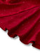Abito in raso con strass e spalle scoperte bordeaux anni '60