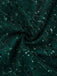 Abito verde in rete di paillettes intrecciate anni '30