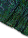 Abito paillettes con senza maniche in tulle con scollo a V verde anni '30