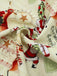 Abito senza spalline con fiocco di Babbo Natale natalizi anni '50