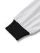 Abito con revers plissettato colorblock in bianco e nero anni '60