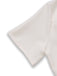 Abito a pieghe con revers doppiopetto beige anni '70