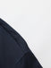 Trench doppiopetto con scollo tondo blu anni '40