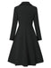 Cappotto elegante con colletto a punta anni '50