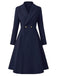 Cappotto elegante con colletto a punta anni '50