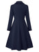 Cappotto elegante con colletto a punta anni '50