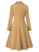 Cappotto elegante con colletto a punta anni '50