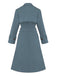 Trench doppiopetto con revers anni '50