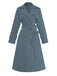 Trench doppiopetto con revers anni '50