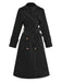 Trench doppiopetto con revers anni '50