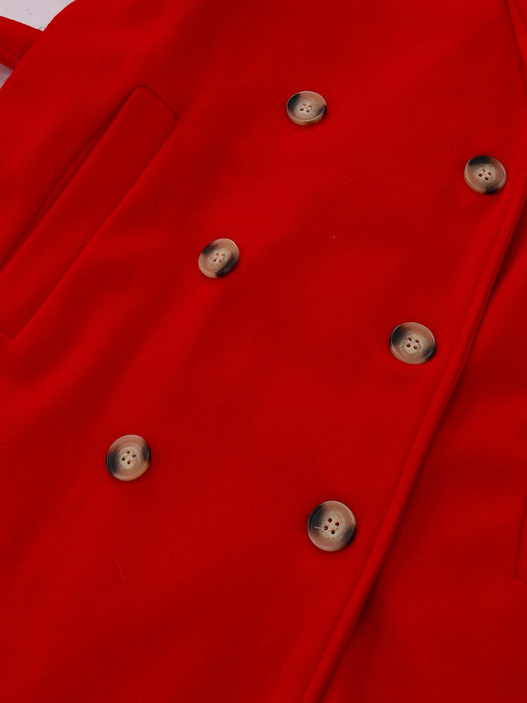 Trench doppiopetto con revers anni '50