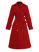 Trench doppiopetto con revers anni '50