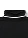 2PCS Top a maglia con collo alto e pantaloni a gamba larga nero anni '30