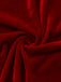 Completo di costume da signora Claus in velluto rosso anni '30