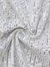 Abito monospalla con spacco laterale in paillettes argento anni '20