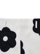 2PCS Top a collo alto e gonna floreale nero anni '30
