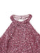 Abito con perline e paillettes patchwork senza maniche anni '50