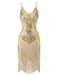 [Prevendita] Abito flapper frange di paillettes con spalline sottili anni '20