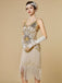 [Prevendita] Abito flapper frange di paillettes con spalline sottili anni '20