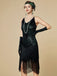 [Prevendita] Abito flapper frange di paillettes con spalline sottili anni '20