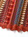 Abito Multicolore Bohémien con Scollo a V a Balze Sleeve Anni '70 4