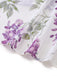 Abito Floreale Halter a Balze con Volant - Lavanda Anni '30 5