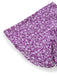 Abito a Piccoli Fiori Floreale Short Sleeves Fitted Midi - Viola Anni '40 7