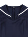 Abito Sailor Rosso con Fiocco Sleeveless Svasato Anni '50 3