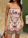 1960s Strapless Off Shoulder Sleeveless Romper 5
