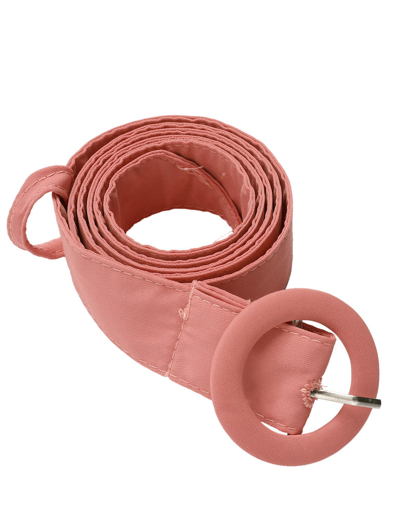 Abito a rose con revers cintura beige anni '50