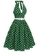 Abito rosso a pois anni '50