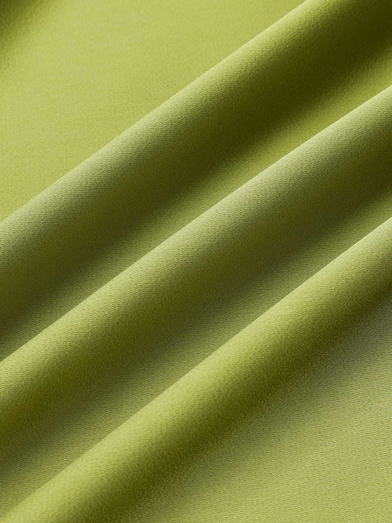 Abito floreale 3D spalline sottili verde anni '60
